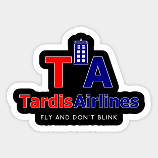 Tardis airlines Sticker